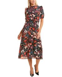 Julia Jordan - Printed Midi Dress - Lyst