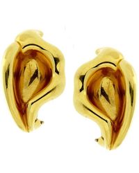 Tiffany & Co. - 18K Calla Lily Clip-On Earrings (Authentic Pre-Owned) - Lyst
