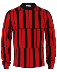 Ferragamo - Cashmere Geometric Pattern Sweater - Lyst