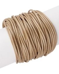 Saachi - Simple Cord Leather Bracelet - Lyst