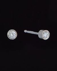 Italian Gold - 14k 0.15 Ct. Tw. Diamond Studs - Lyst