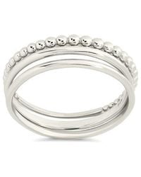 Sterling Forever - Adele Stacking Ring - Lyst