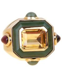 Chanel - 18K Gemstone Cocktail Ring (Authentic Pre-Owned) - Lyst