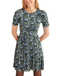 Boden - Ruched Bust Jersey Mini Dress - Lyst