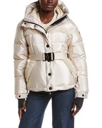Moncler - Grenoble Mondim Metallic Shearling-Trimmed Hooded Down Ski Jacket - Lyst
