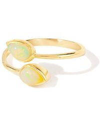 TIRAMISU - 14K Over 1.03 Ct. Tw. Ethiopian Opal Bypass Ring - Lyst