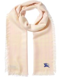 Burberry - Wool & Silk-Blend Scarf - Lyst