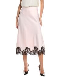 Anne Klein - Pull-On Bias Flared Skirt - Lyst