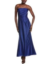 Rene Ruiz - Strapless Tea Length Midi Dress - Lyst