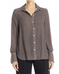 Max Studio - Button Front Blouse - Lyst