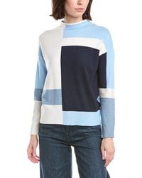 Tahari - Modern Colorblock Pullover - Lyst