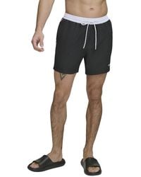 DKNY - Modern Euro Swim Trunk - Lyst