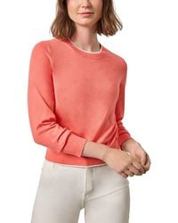 Lilla P - Pico Edge Crewneck Linen-Blend Sweater - Lyst