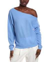 Minnie Rose - Off-The-Shoulder Cashmere Sweater - Lyst