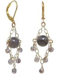 Rachel Reinhardt Jewelry - 14K Over Labradorite Chandelier Earrings - Lyst