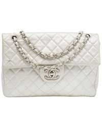 Chanel - Quilted Leather Maxi Classic Single Double Flap Bag (Authentic Pre-Owned) - Lyst