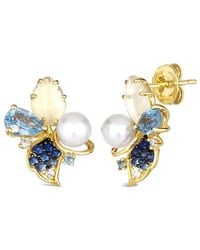 Le Vian - 14K 2.07 Ct. Tw. Diamond & Lemon Quartz Drop Earrings - Lyst