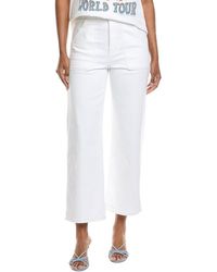 FRAME - The Modern Pocket Wide Jean - Lyst