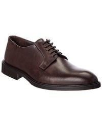 M by Bruno Magli - Reno Plain Toe Leather Derby - Lyst