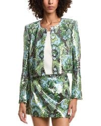 Cinq À Sept - Sequin Damask Aspen Jacket - Lyst