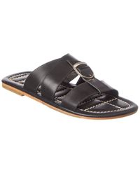Free People - Sloan Buckle Leather Sandal - Lyst