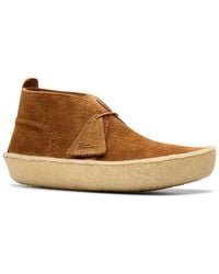 Clarks - Desert Rain Suede Boot - Lyst
