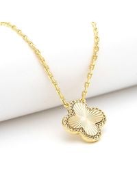 Rivka Friedman - 18K Plated Cz Necklace - Lyst