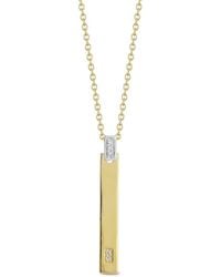Reiss - 14K 0.05 Ct. Tw. Diamond Necklace - Lyst