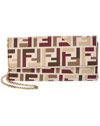 Fendi - Roma Ff Wallet On Chain - Lyst