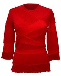 McQueen - Patchwork Accent Blouse, Size Int (Authentic Pre-Loved) - Lyst