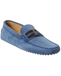 Tod's - Gommini Suede Loafer - Lyst