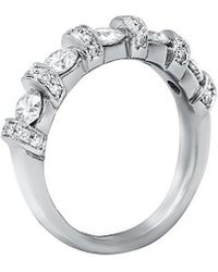 Diamond & Sapphire Ring in Metallic Diana M Tw Jewels Fine Jewelry 18k 1.59 Ct Womens Jewellery Rings 