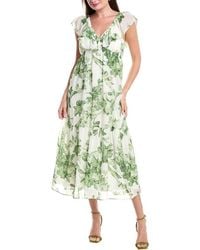 Taylor - Chiffon Midi Dress - Lyst