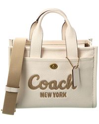 COACH - Cargo Leather Tote - Lyst