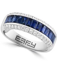 Effy Fine Jewelry - 14K 2.06 Ct. Tw. Diamond & Sapphire Ring - Lyst