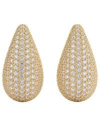 Jewels by Sunaina - Narina 14K Plated Cz Stud Earrings - Lyst