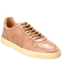 Brunello Cucinelli - Leather & Suede Sneaker - Lyst