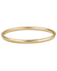 Italian Gold - 14K Hinge Bangle Bracelet - Lyst
