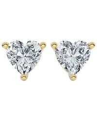 Lab Grown Diamonds - 14K 4.00 Ct. Tw. Lab-Grown Diamond Earrings - Lyst