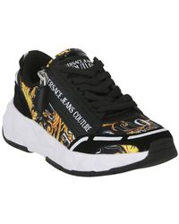 Versace Jeans Couture - Logo Couture Leather-trim Sneaker - Lyst
