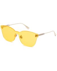 Dior Quake2s 99mm Sunglasses - Yellow