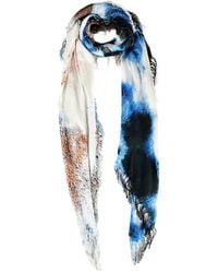 Blue Pacific - Malibu Beach Cashmere-Blend Print Scarf - Lyst