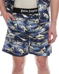 Palm Angels - Shark Print Short - Lyst