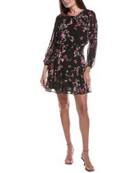 Cece - Smocked Waist Mini Dress - Lyst