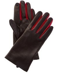 Bruno Magli - 2-Tone Cashmere-Lined Leather Gloves - Lyst