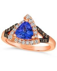 Le Vian - Le Vian 14k Rose Gold 1.38 Ct. Tw. Diamond & Tanzanite Ring - Lyst