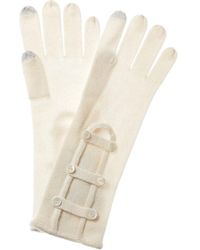 Forte Military Cashmere Tech Gloves - White