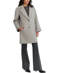 Tahari - Sandra Medium Wool-Blend Coat - Lyst