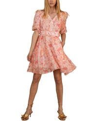 Hale Bob - Einsley Silk & Linen-Blend Dress - Lyst
