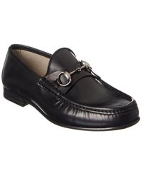 gucci leather loafers mens